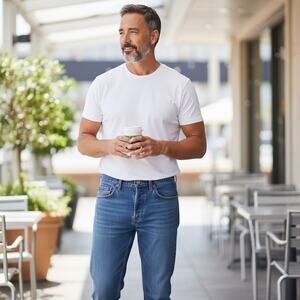 Levi Strauss 505 Regular Fit Zipper Fly Jeans Light Wash 32x33